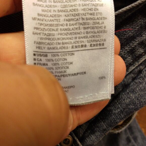 Banana Republic jeans mens 36x30 blue denim straight leg cotton medium wash - Picture 7 of 8